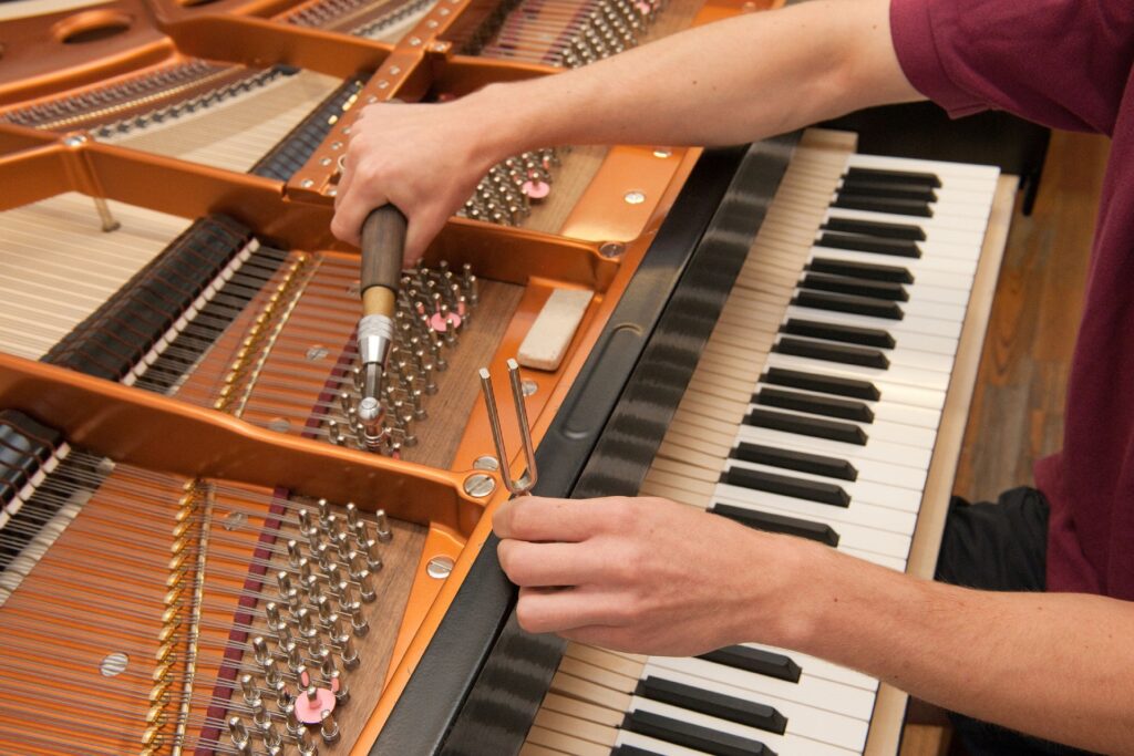 mise au diapason piano